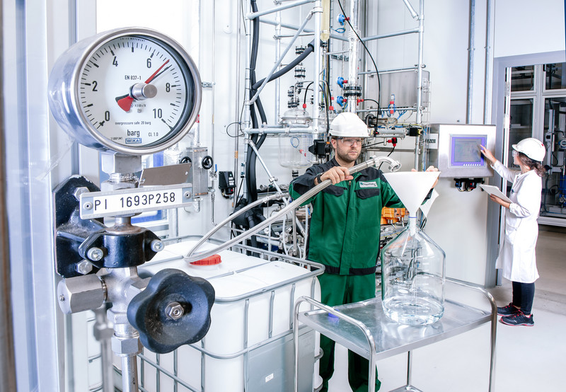 Herstellung von Grünem Wasserstoff als Träger der Zukunft.